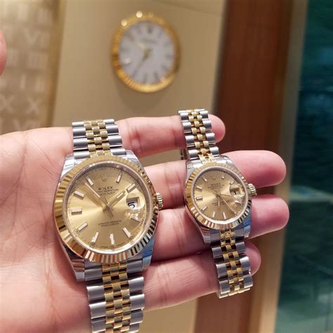 his and hers rolex watches.